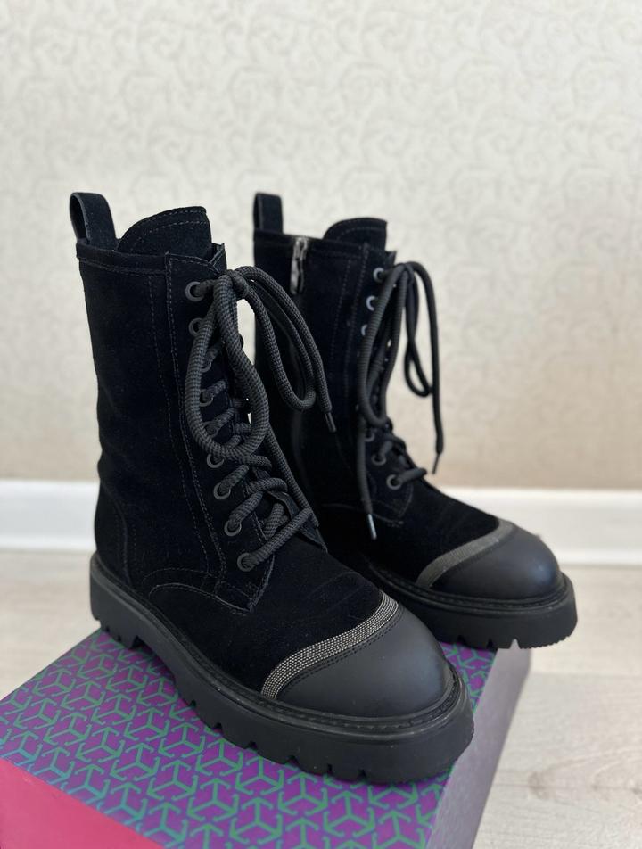 Tory Burch Зимние ботинки натуралка