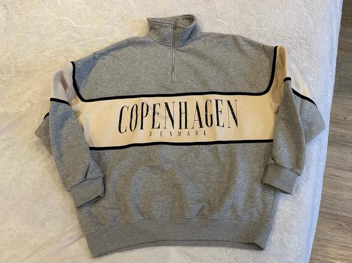 Свитшот с молнией и принтом Copenhagen BERSHKA