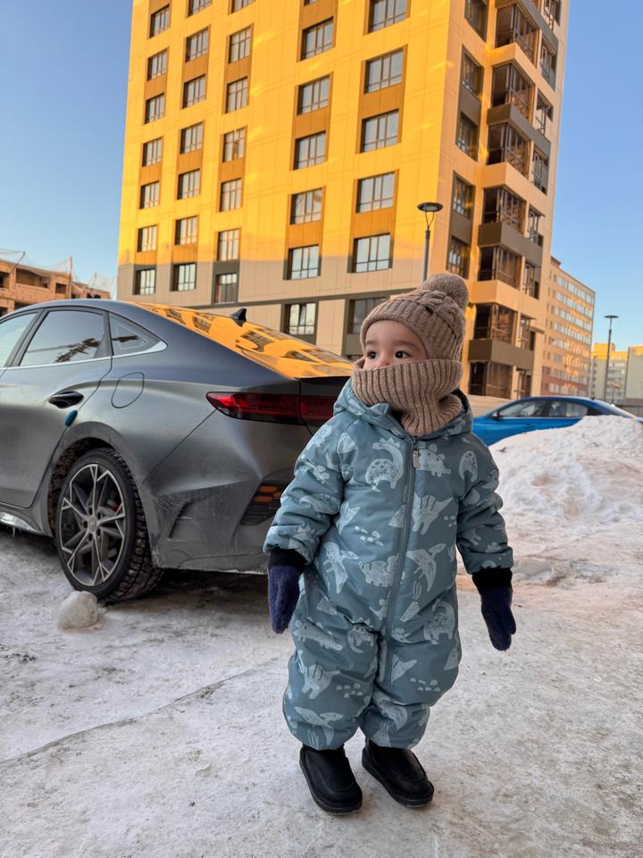 Baby Go Утепленный комбинезон для мальчика