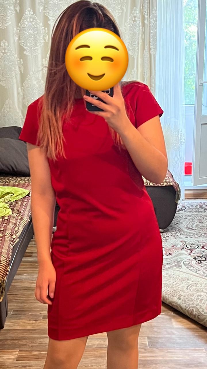 Mango Красное платье манго