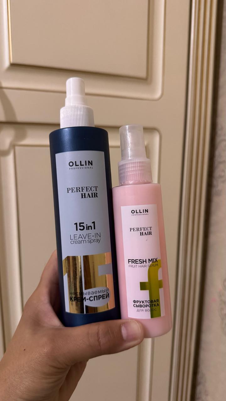 Ollin Professional Ollin Perfect Hair. Крем-спрей 15 в 1 + Фруктовая сыворотка