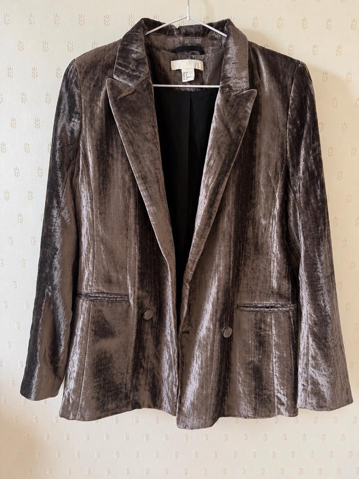 Бархатный жакет H&M