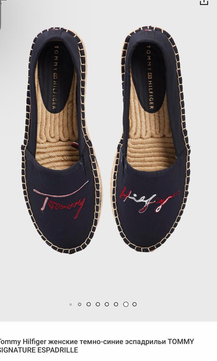 Эспадрильи Tommy Hilfiger