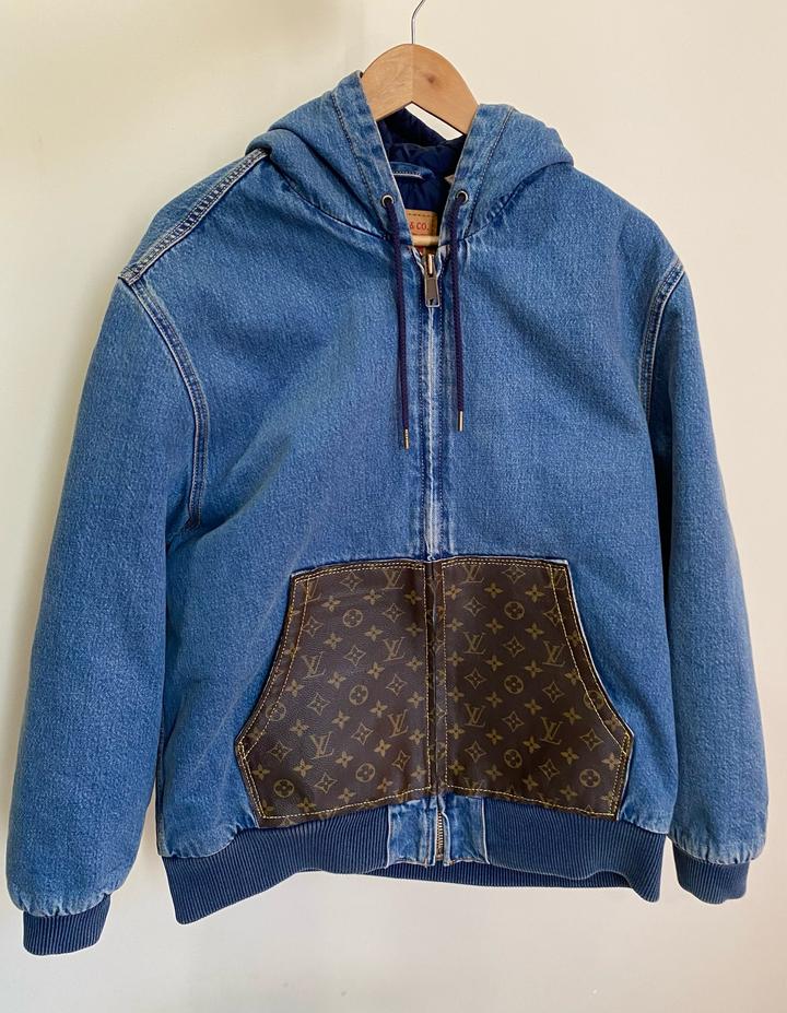 Levi's Джинсовая куртка Levis x Louis Vuitton Custom / кастомная размер как L