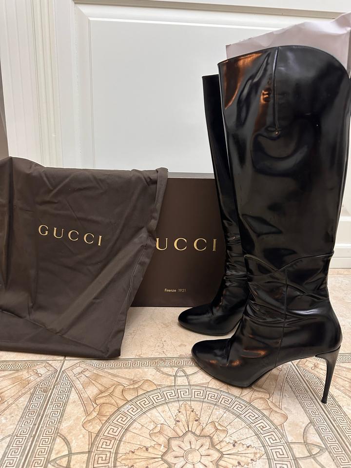 Сапоги Gucci черные р.40