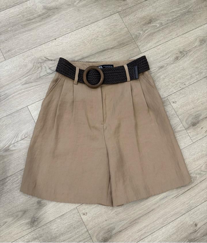 Шорты ZARA с ремнем