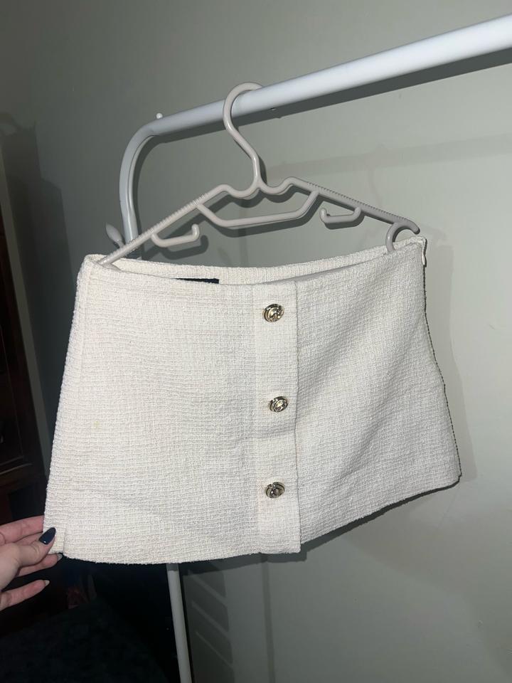 Твидовые шорты ZARA