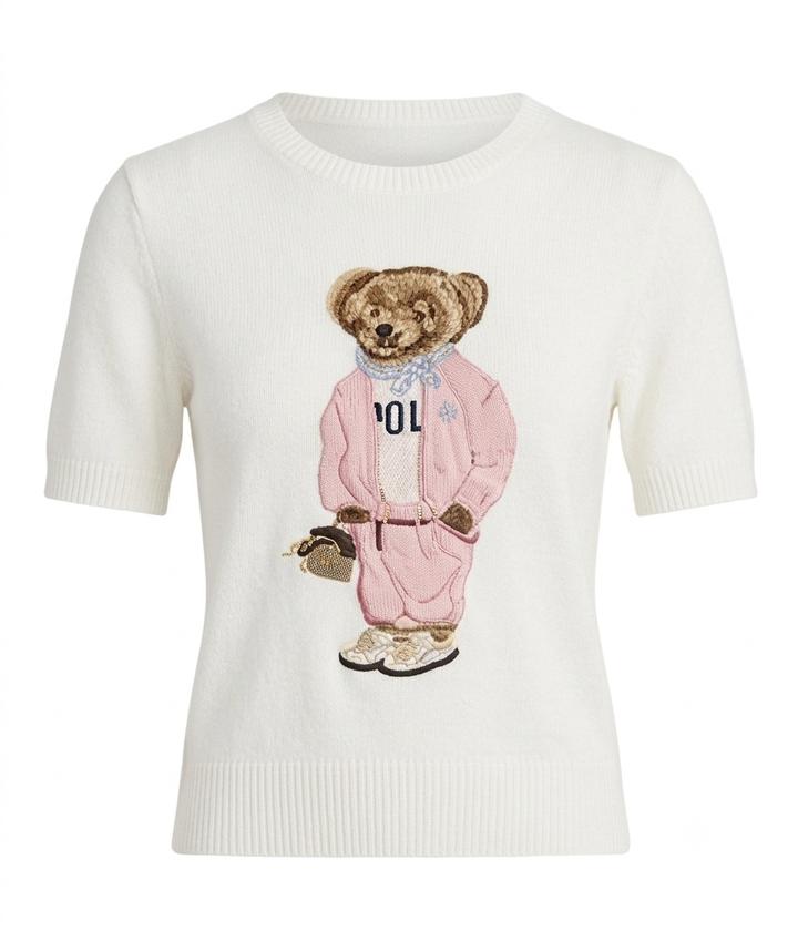 Polo Ralph Lauren Джемпер с принтом медведя
