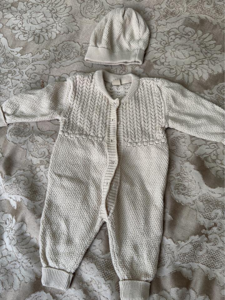 Комбинезон трикотаж с шапкой