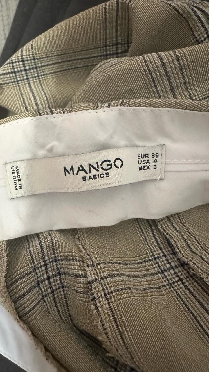 Брюки Mango в клетку