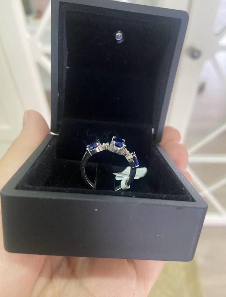 Кольцо серебро, бриллиант 0,05 карат