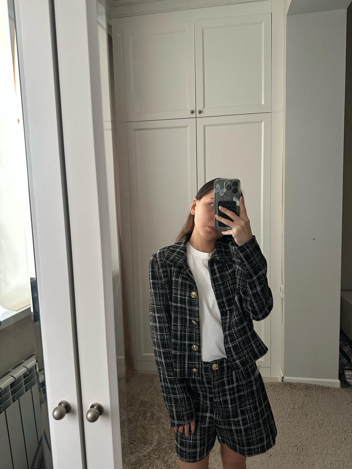 Твидовый костюм Zara
