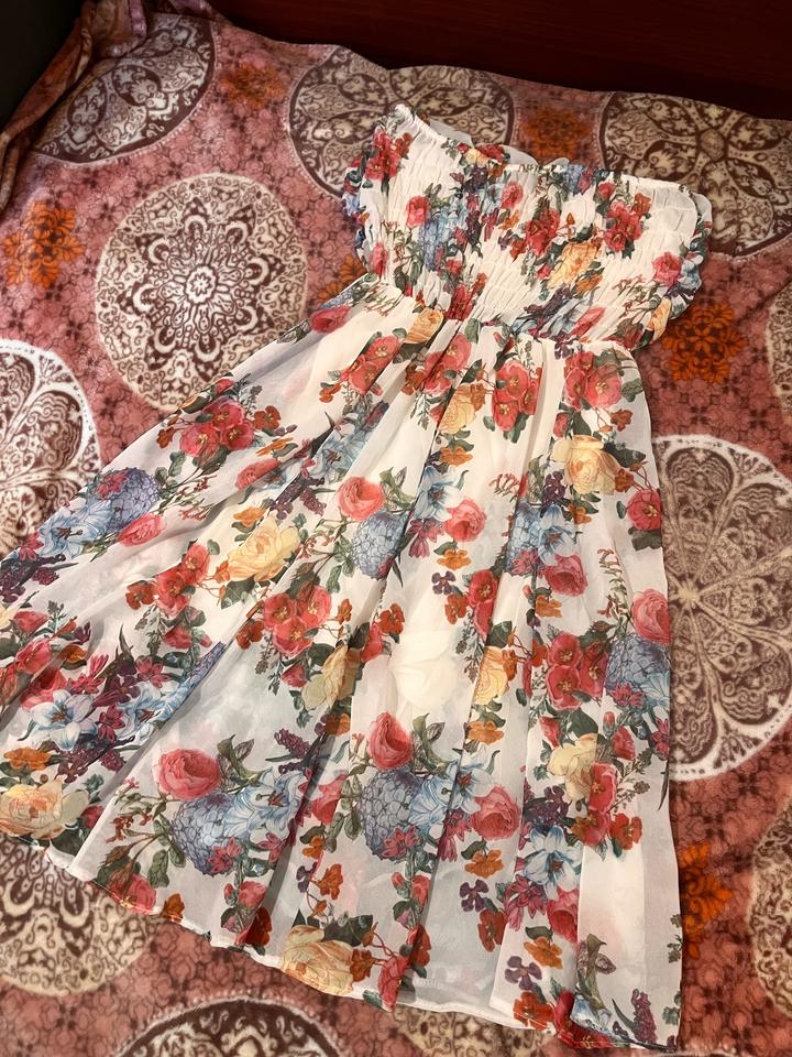 Цветочное платье