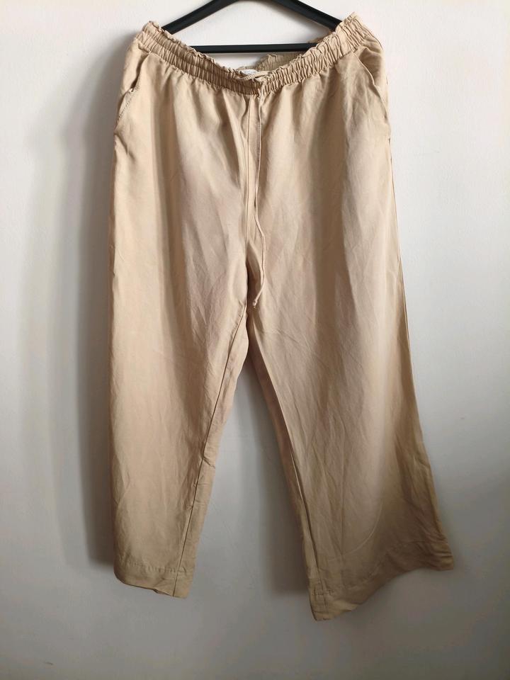 Летние брюки H&M со льном