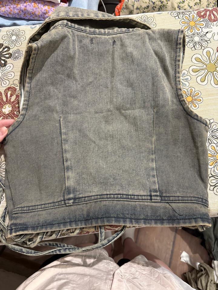 Топ джинсовый