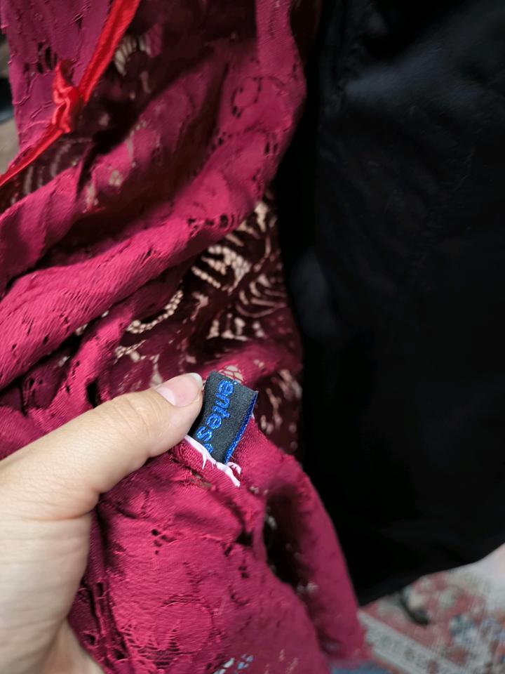 Накидка в азиатском стиле из кружева