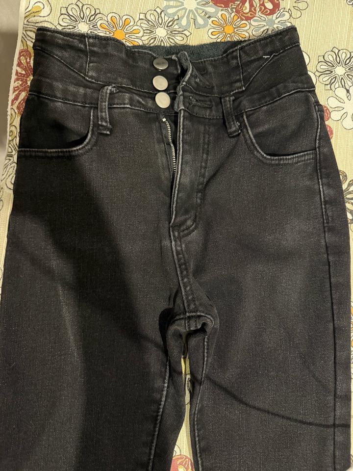 Джинсы с начесом