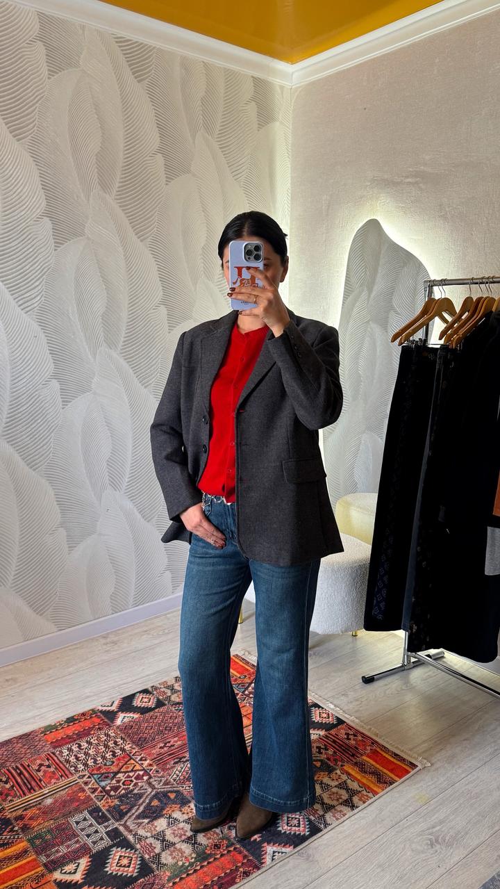 Пиджак из шерсти 48%