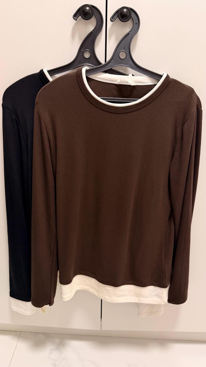 Две пары лонгслива zara 16.000