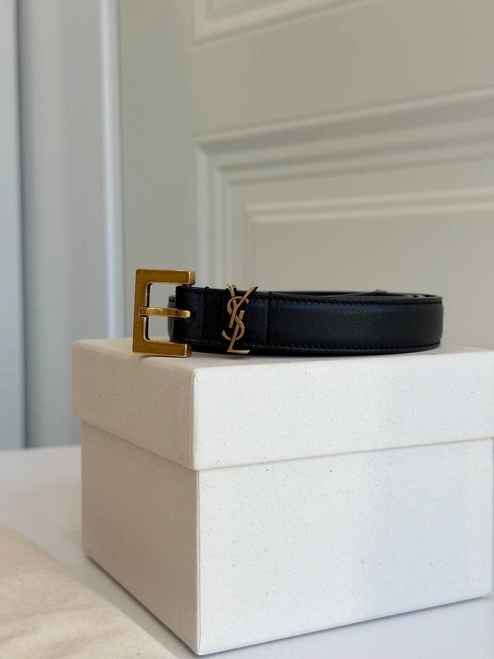 Ремень Cassandre от Saint Laurent