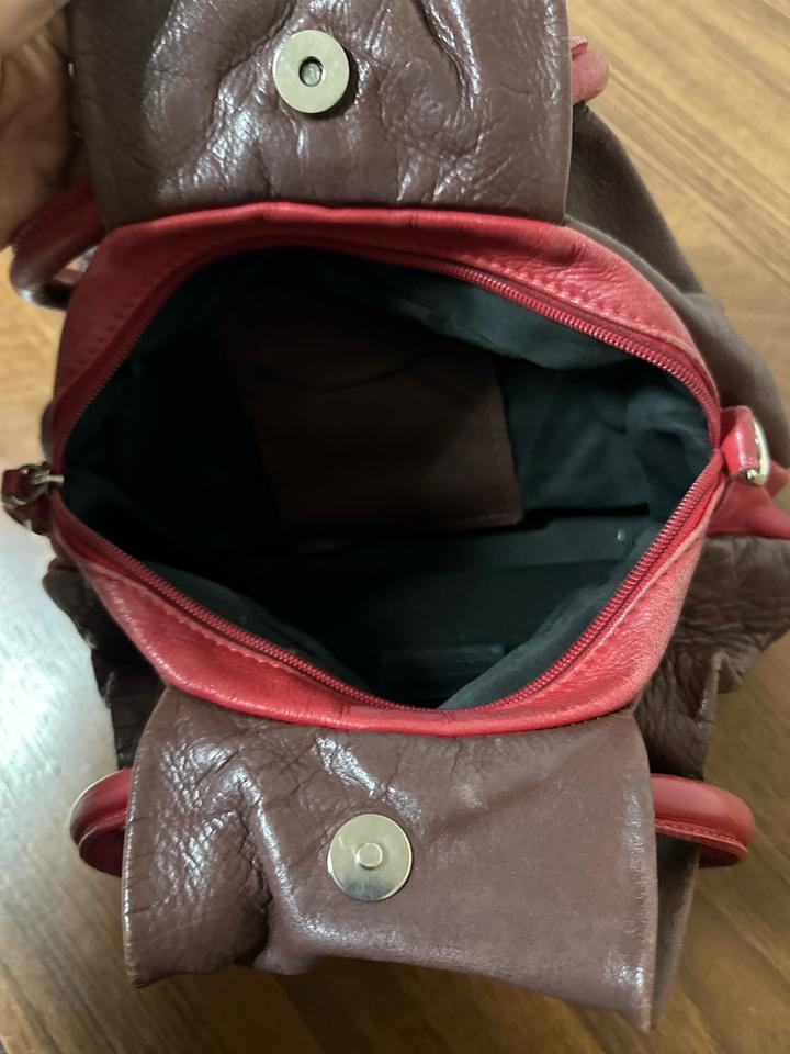 Винтажная кожаная сумка