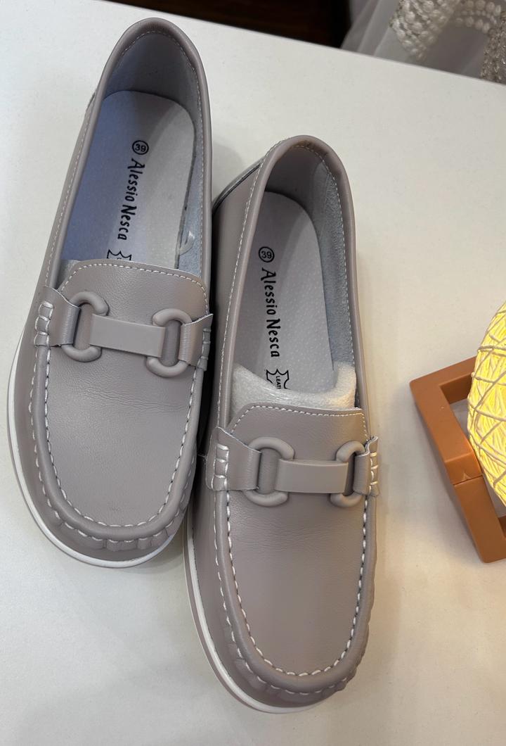 Лоферы кожа