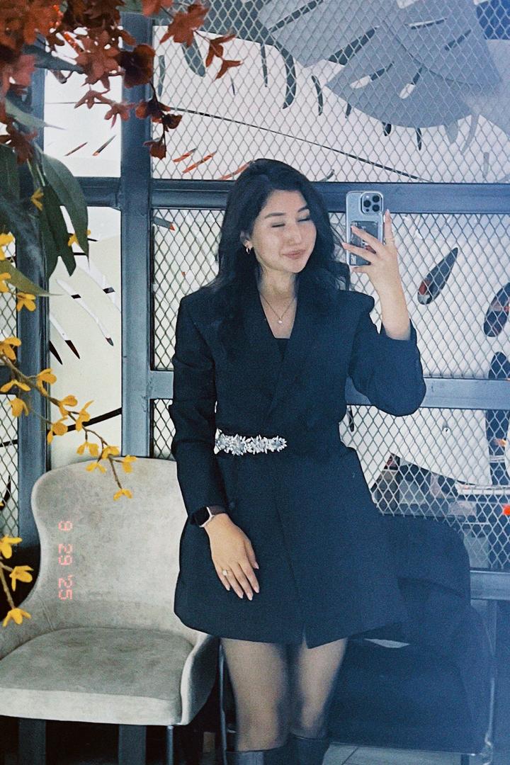 Платье черный / костюм платье