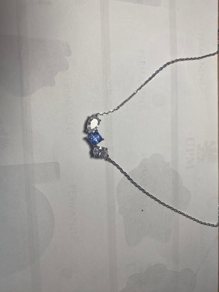 Swarovski кулон серебрянный с камнями