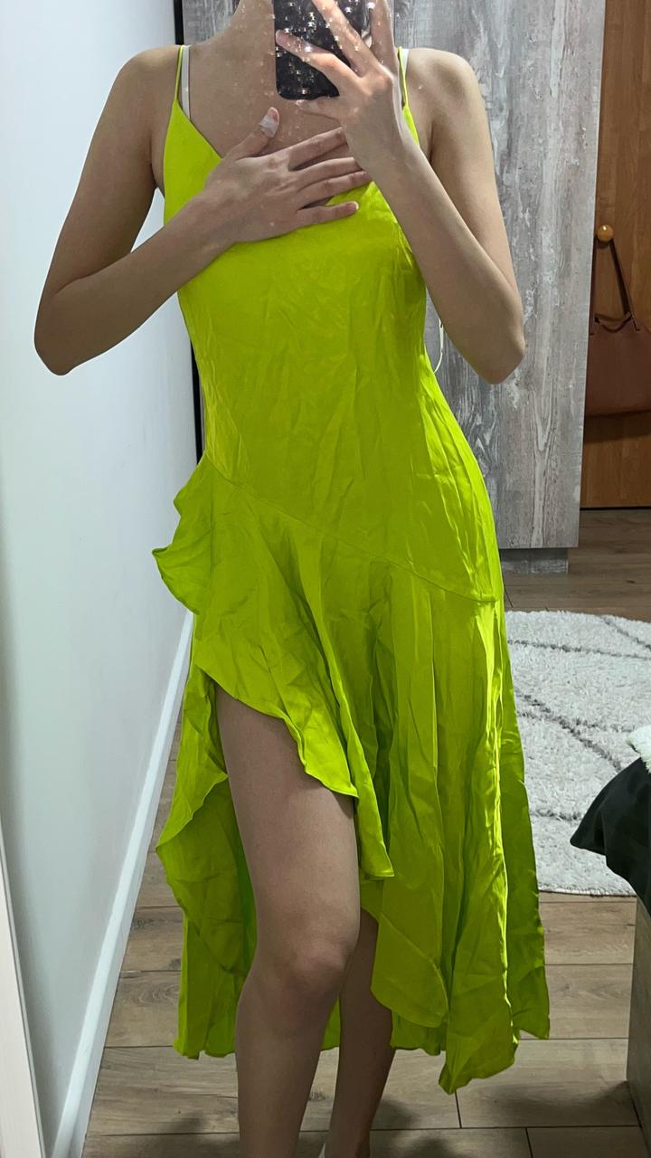 зеленое платье LIME
