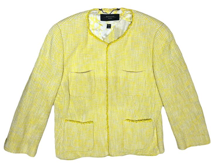 Желтый жакет/пиджак Max Mara WEEKEND