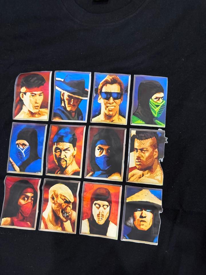 Новая Футболка с принтом Mortal Kombat