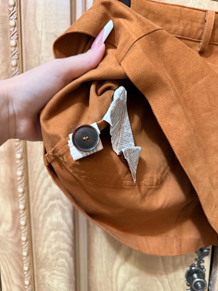 Юбка Zara TRF под замшу