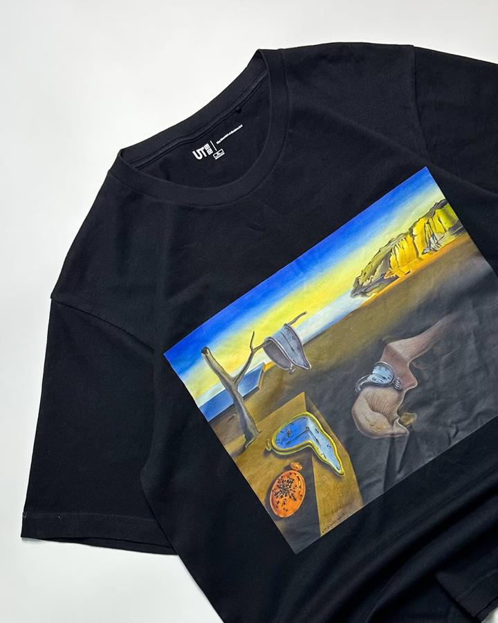 t-shirt by uniqlo • the museum of modern art • salvador dali