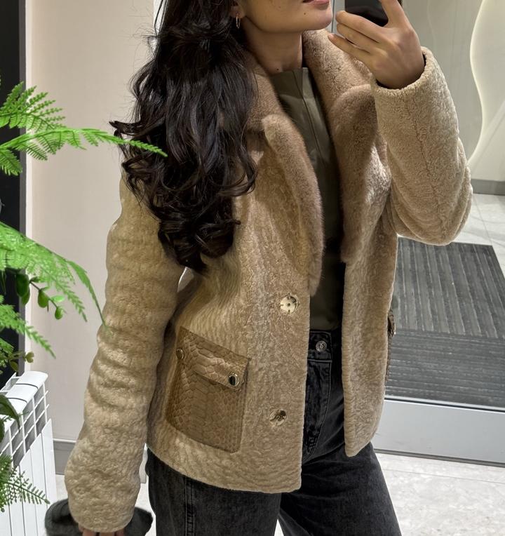 Норковая дубленка