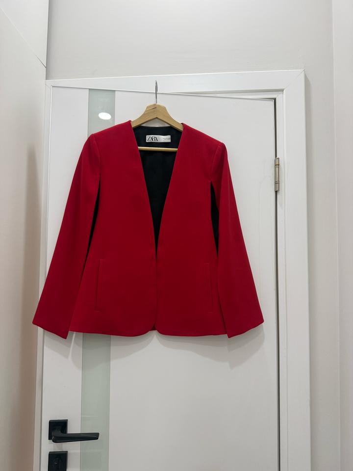 Красный Пиджак Zara