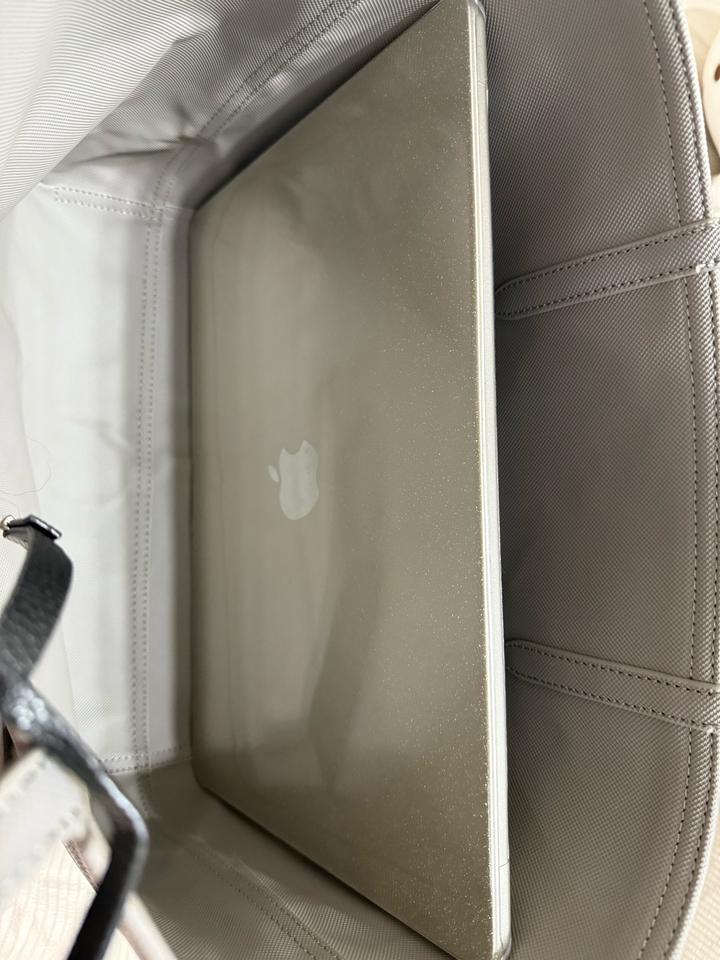 Lacoste Tote Bag серый, черный