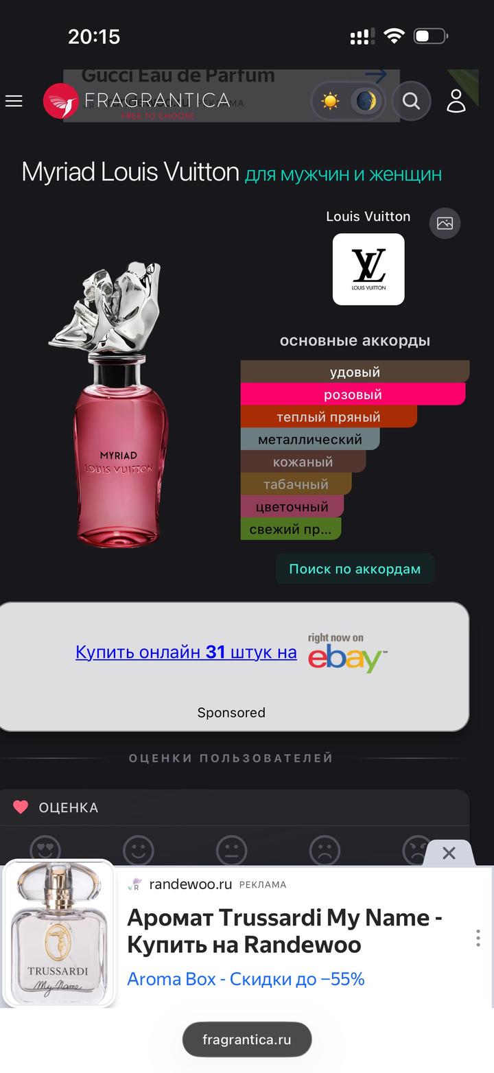 Louis Vuitton Myriad 5 ml на распив