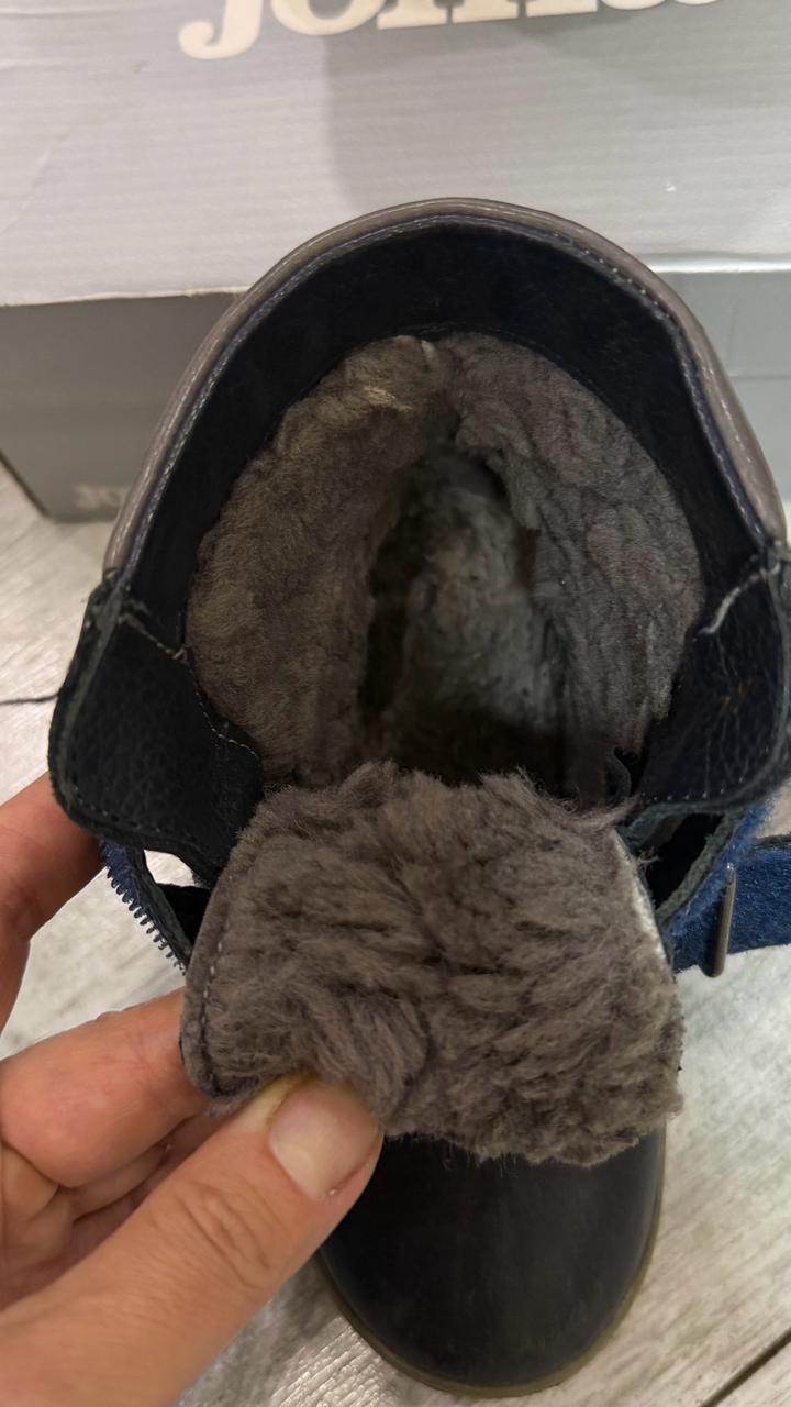 Ботинки кожа овчина