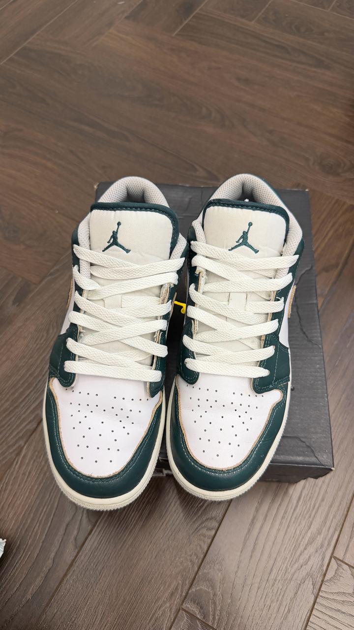 Оригинал кроссовки Nike Jordan 37,5 в зеленом оттенке