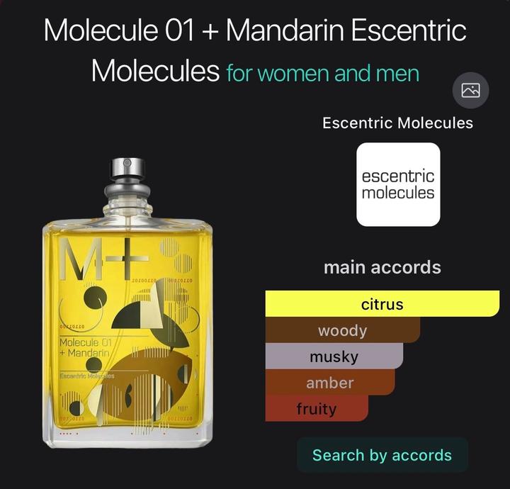 Molecule 01 + Mandarin Escentric Molecules