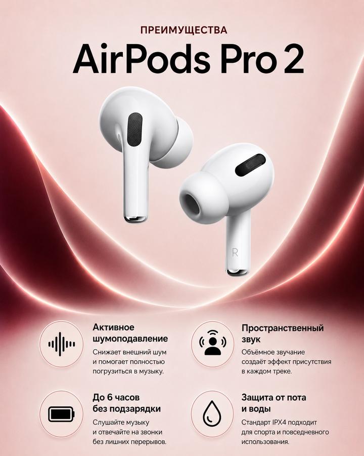 AirPods Pro 2 ЛЮКС КОПИЯ
