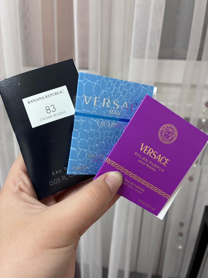Парфюм-тестеры Versace, Banana Republic