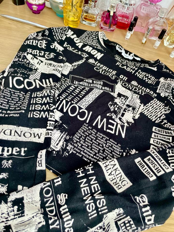 Лонгслив короткий Размер М