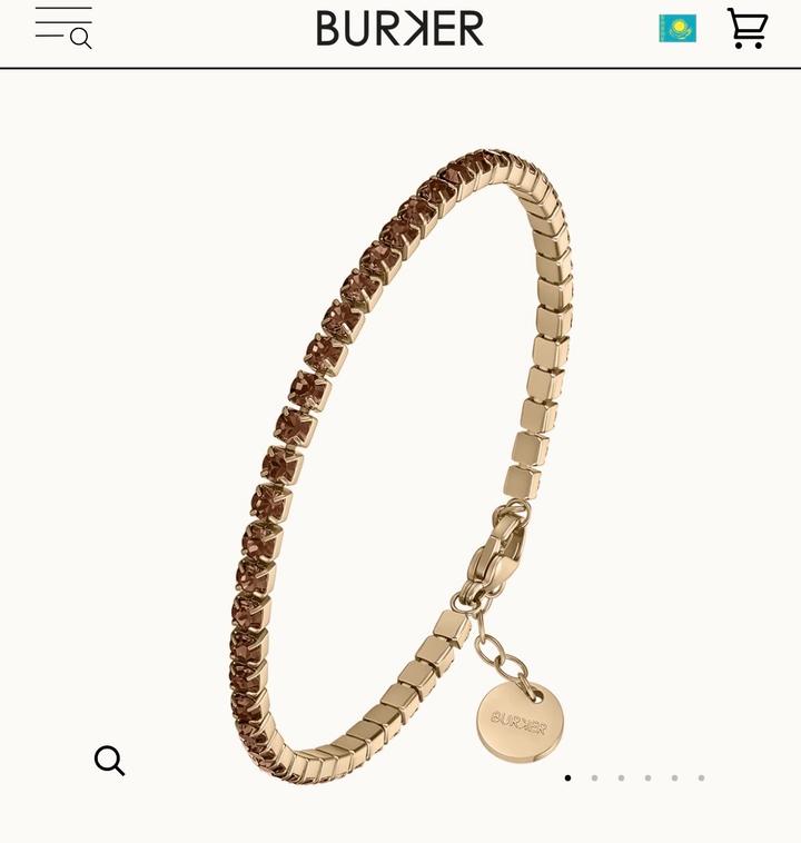 Ava gold brown браслет burker