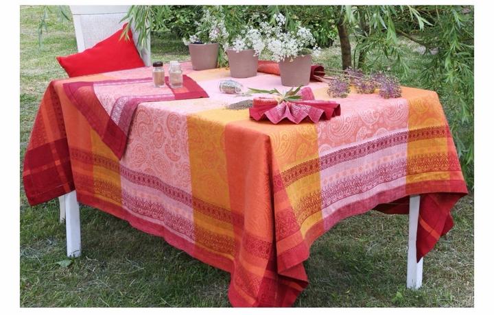 Набор скатерти «Магия Востока» – скатерть + 6 салфеток, 100% лен