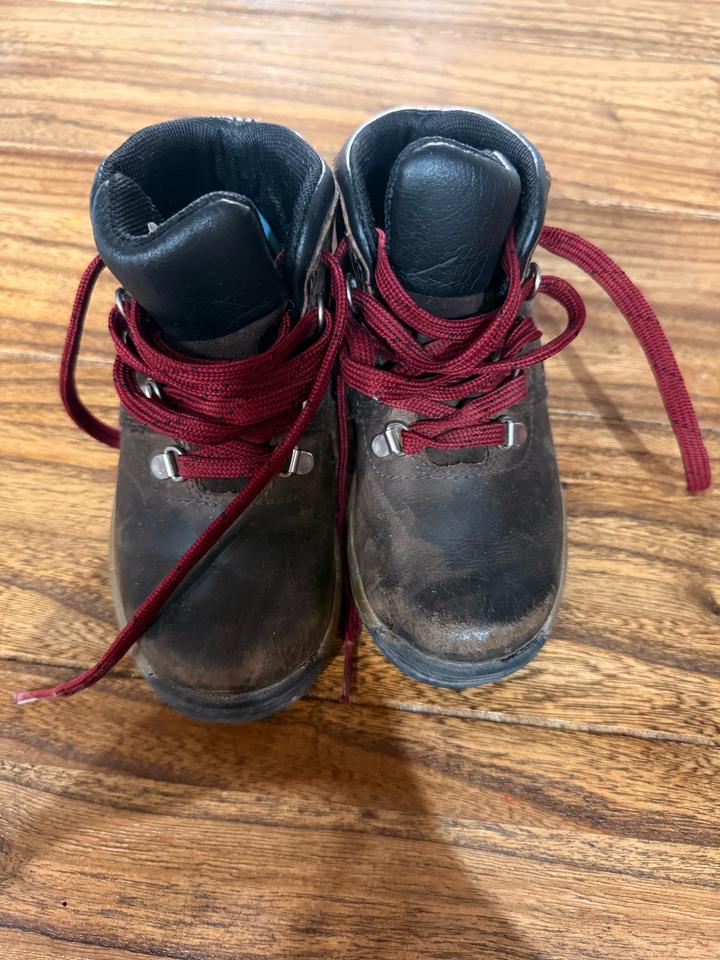 Детские кожаные ботинки Timberland, размер 27