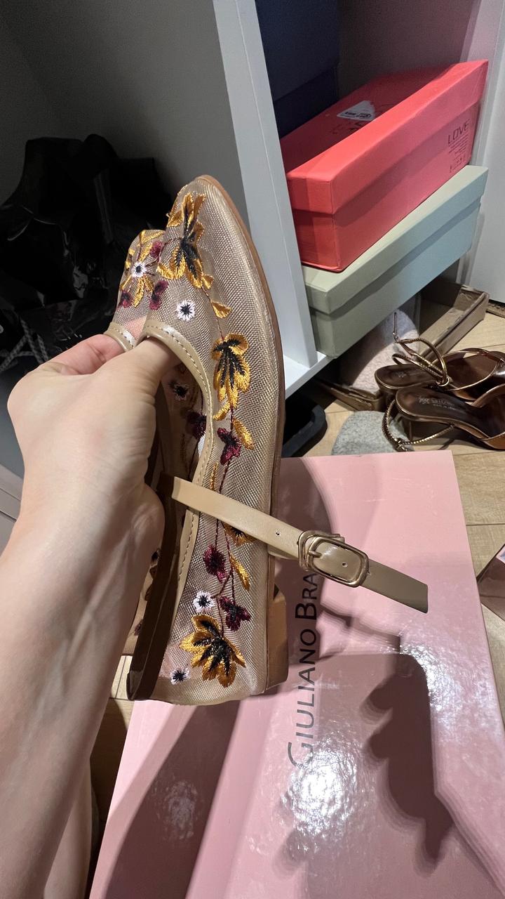 Летние балетки под zara 37