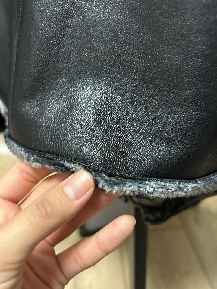 Кожанка с мехом