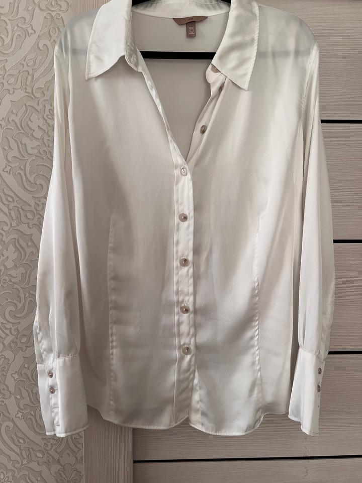 белая рубашка H&M
