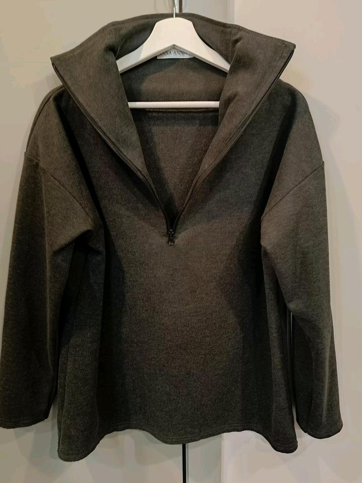 Свитшот на молнии half-zip ANNA ANNA